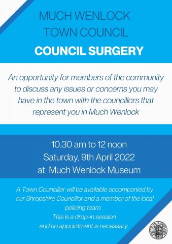 Council Surgery 9th April